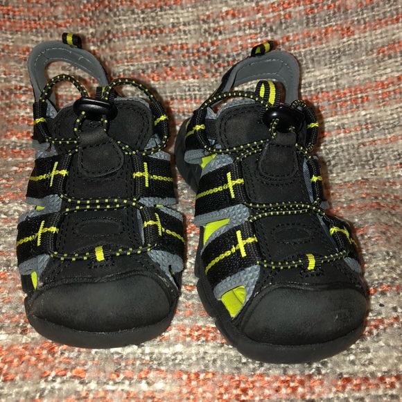 Eddie Bauer bump toe sandals grey and black size 8 - Picture 2 of 12